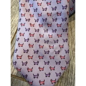 Zadi‎ Andrews Ties 100% Silk Neck Tie Novelty Necktie Weiner Dog Italy Italian